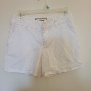 White bermuda shorts